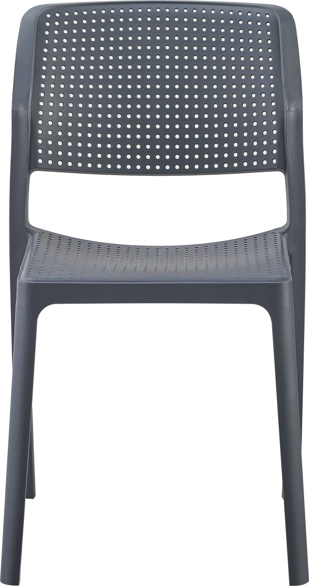 Stol za zunanjo uporabo COMFEE FH6101.03 iz polipropilena v sivi barvi 41x57x82H cm