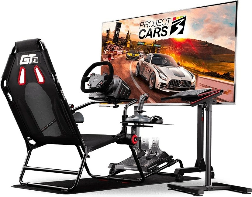 Kokpit za dirkalne simulacije Next Level Racing NLR GT-Lite, črn