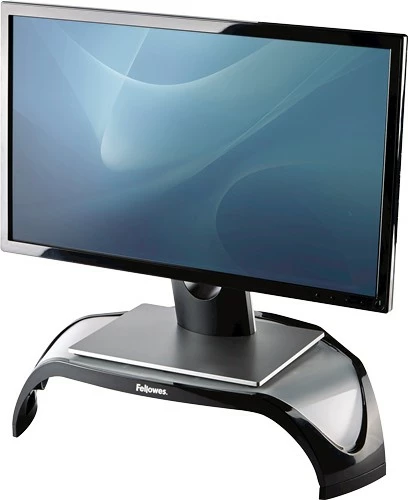 Držalo za monitor, Fellowes Smart Suites, 3 ravni višine, do 21 palec, črno