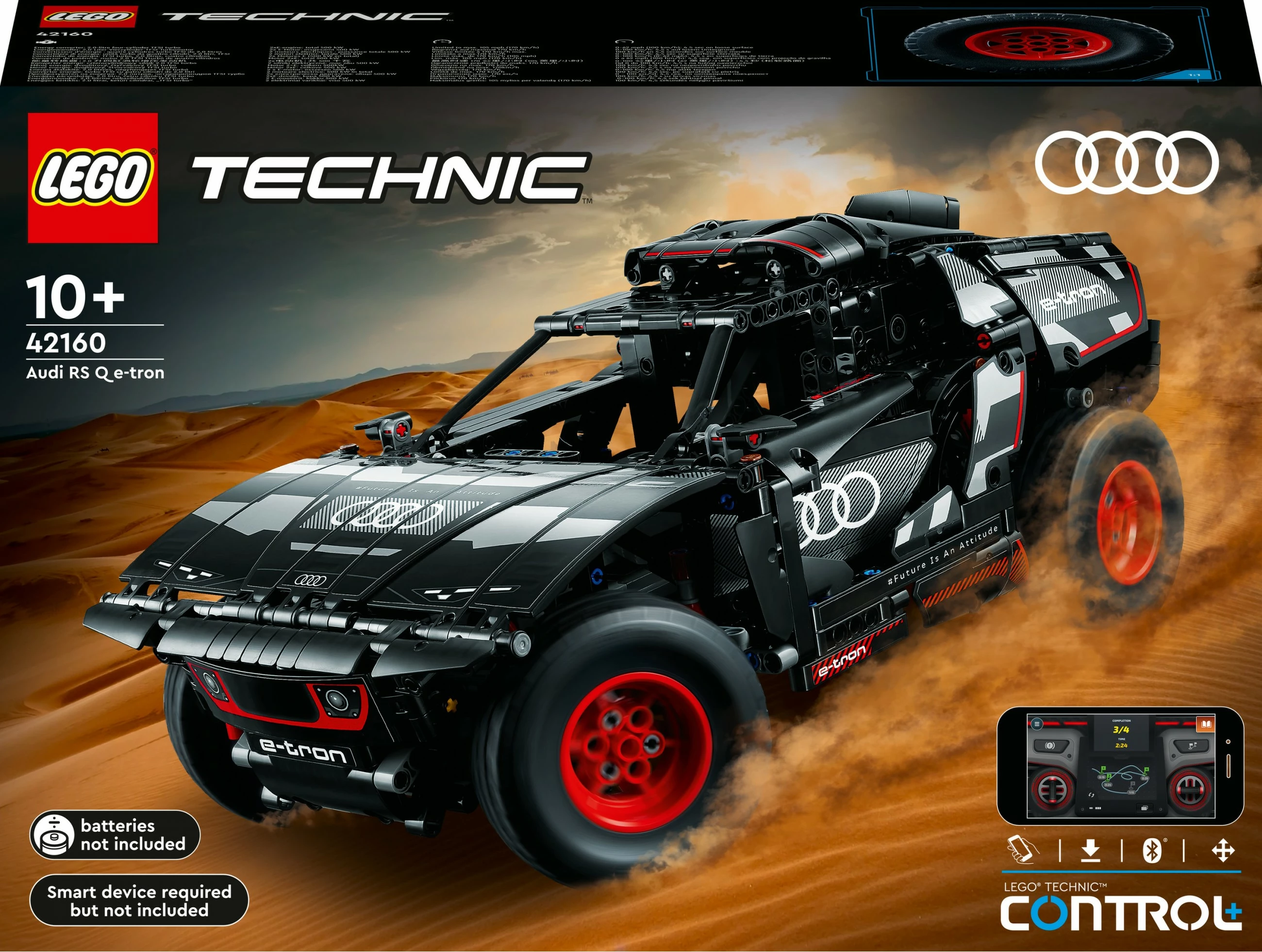Model za sestavljanje Audi RS Q e-tron LEGO, 10+, plastika, 914 delov, 1,86 kg