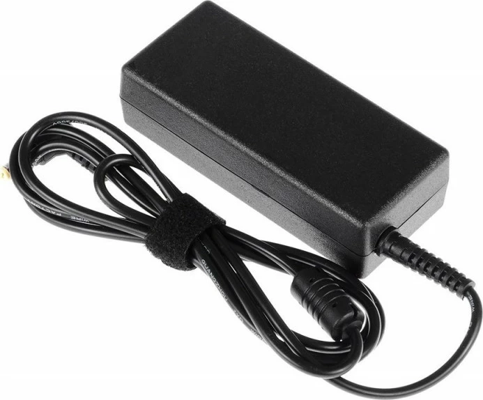 Napajalnik za prenosnik 19V 3,42A 65W, 5,5-1,7 mm, Green Cell PRO AD01P za Acer, črn