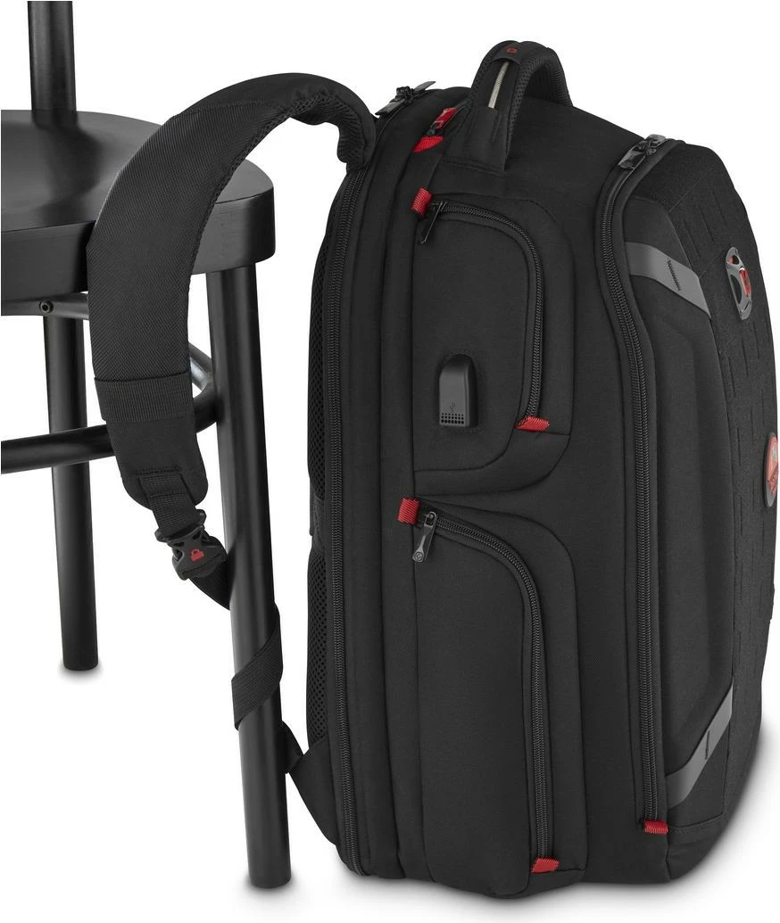 Gaming nahrbtnik Wenger PlayerOne 17,3-palčni, črn