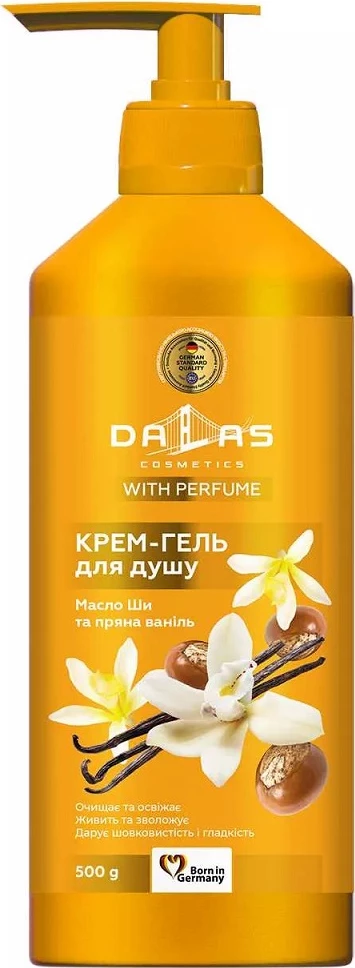 Gel za prhanje, Shea Butter and Vanilla Dalas 500 g