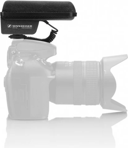 Stereo kondenzatorski mikrofon Sennheiser MKE 440, z low-pass filtrom, črn