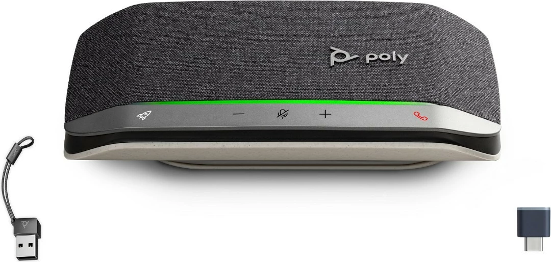 Zvočnik za konference Poly Sync 20+ (B95VKAA#AC3), USB/Bluetooth 5.1, 20 ur pogovora, set USB-A/C, črn