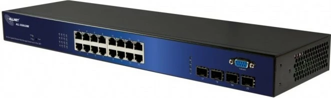 Layer 2 upravljan preklopnik ALLNET ALL-SG8420M, Gigabit Ethernet, za montažo v 19" rack