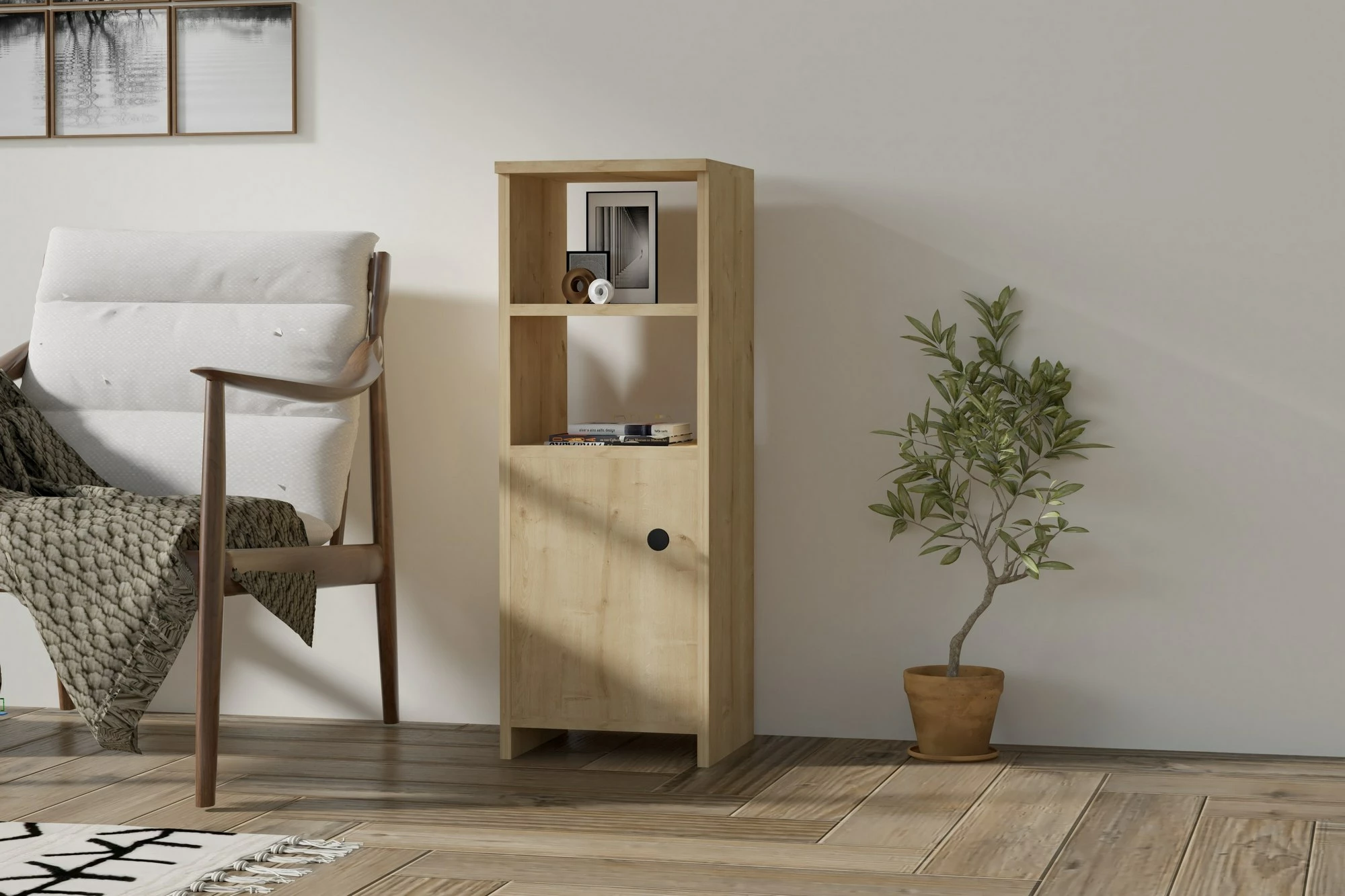 Knjižni regal Hanah Home Owen, safir