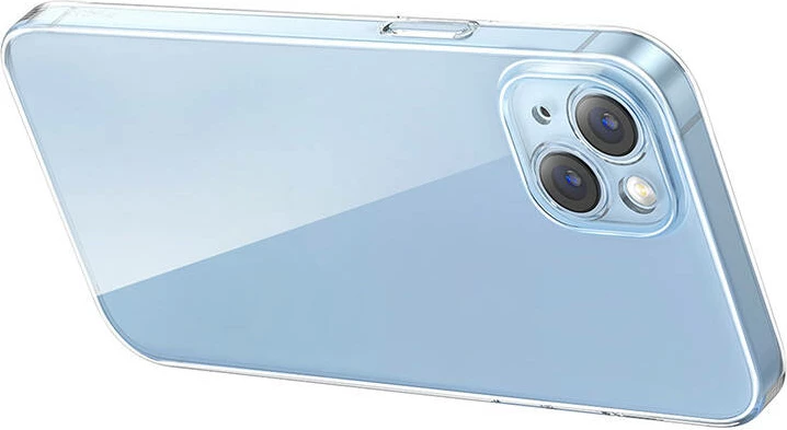 Prozoren ovitek Baseus Crystal Series za iPhone 14 Plus s kaljenim steklom, Transparenten