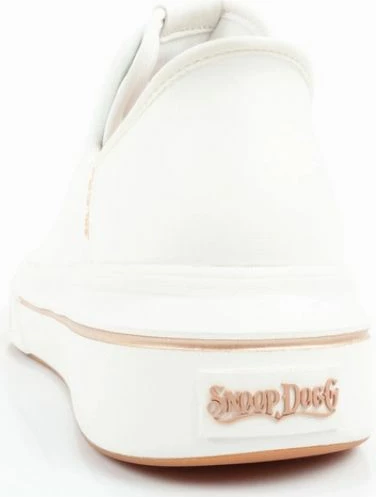 Superge, Skechers Snoop One-OG Leather Slip-Ins, bele