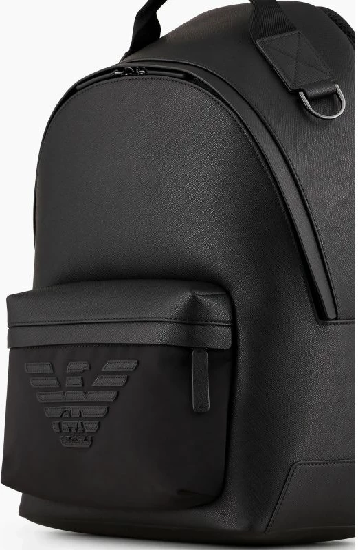 Nahrbtnik za moške Emporio Armani, črn