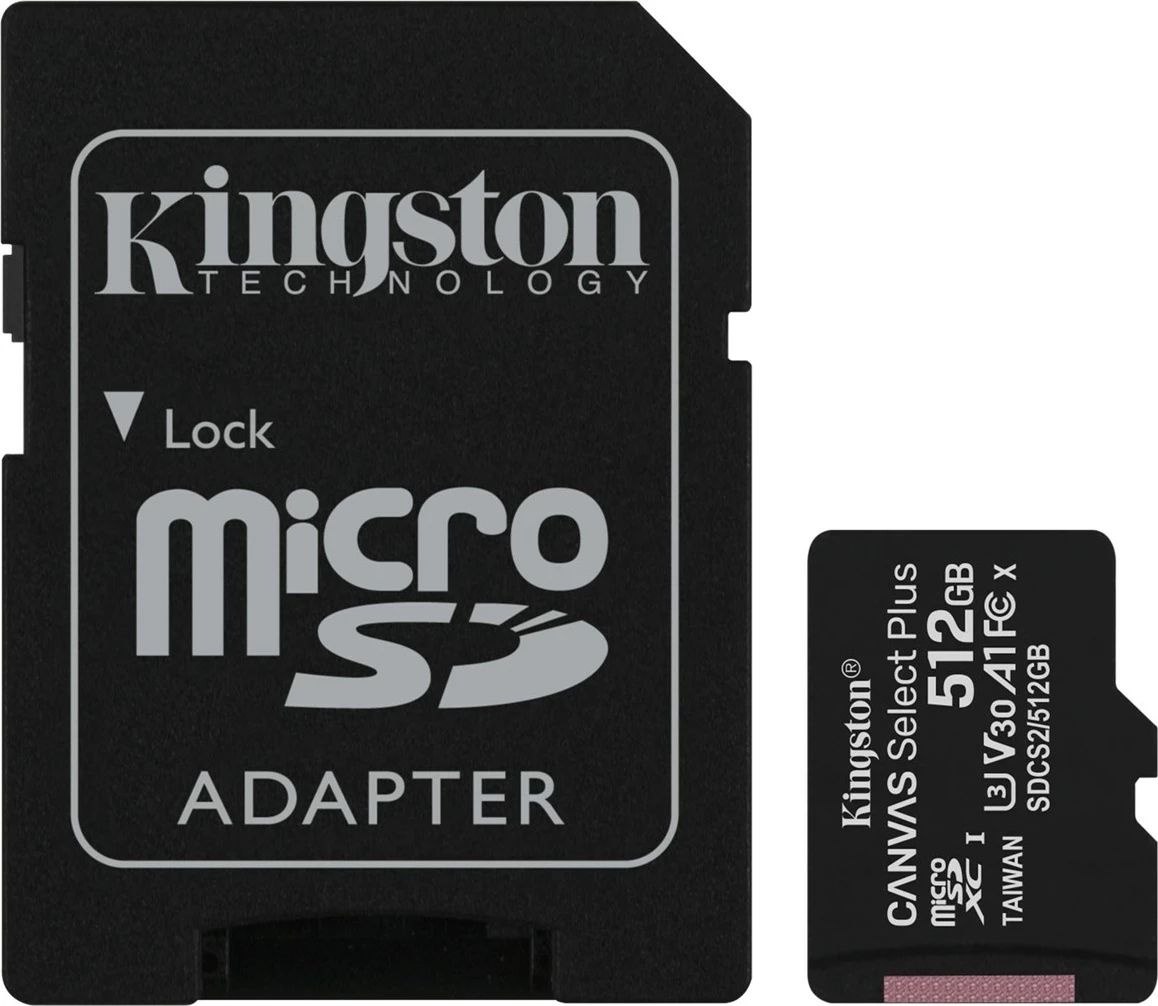 Kartica spomina Kingston Canvas Select Plus, 512 GB