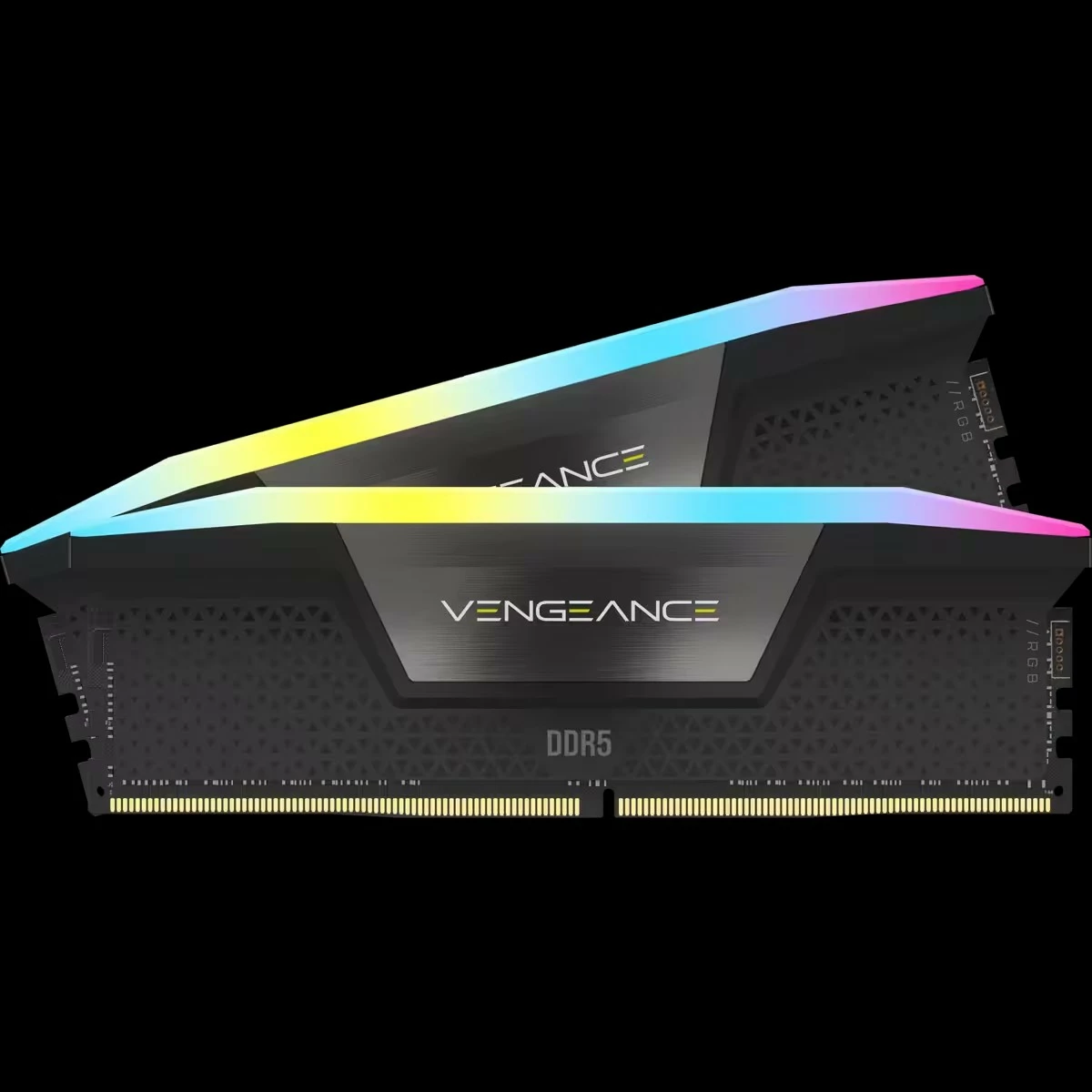 RAM pomnilnik Corsair Vengeance RGB 32GB (2x16GB) DDR5 6400 MHz, črn