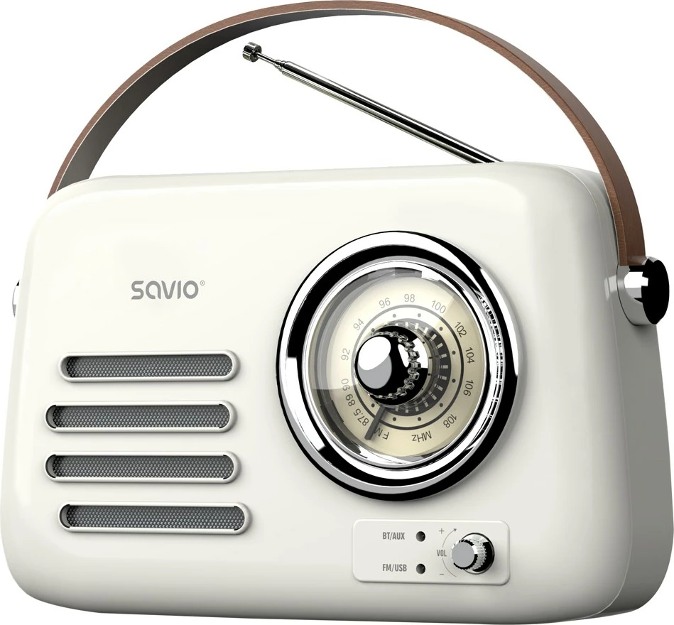 Prenosni radio SAVIO RS-02, Bluetooth 5.3, alarm, bel