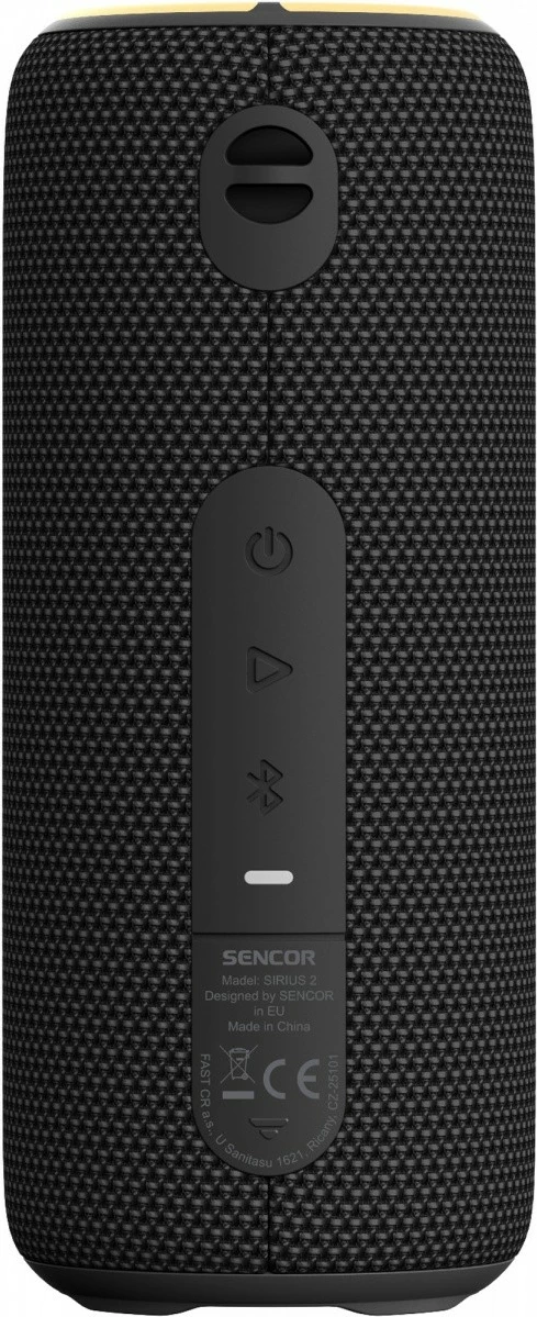 Zvočnik Bluetooth Sencor SIRIUS 2, 20 W, LED, TWS, črn