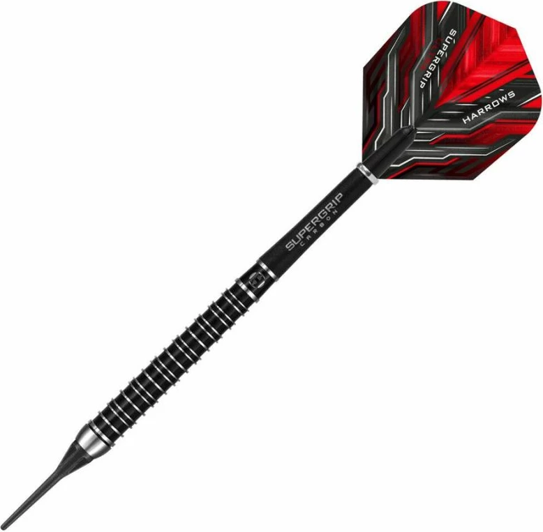 Darts puščice Harrows, črne/rdeče, za moške/ženske