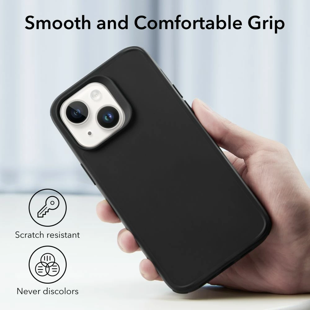 Tanek ovitek ESR Classic Hybrid HaloLock za iPhone 14 Plus, MagSafe, črn