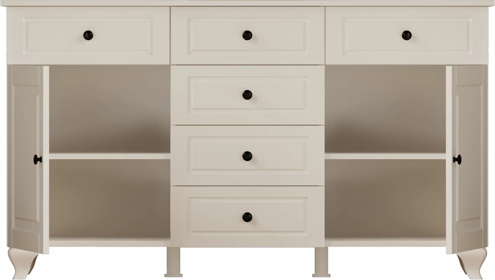 Komoda v mat beli barvi Skye Decor, Rb-025-01