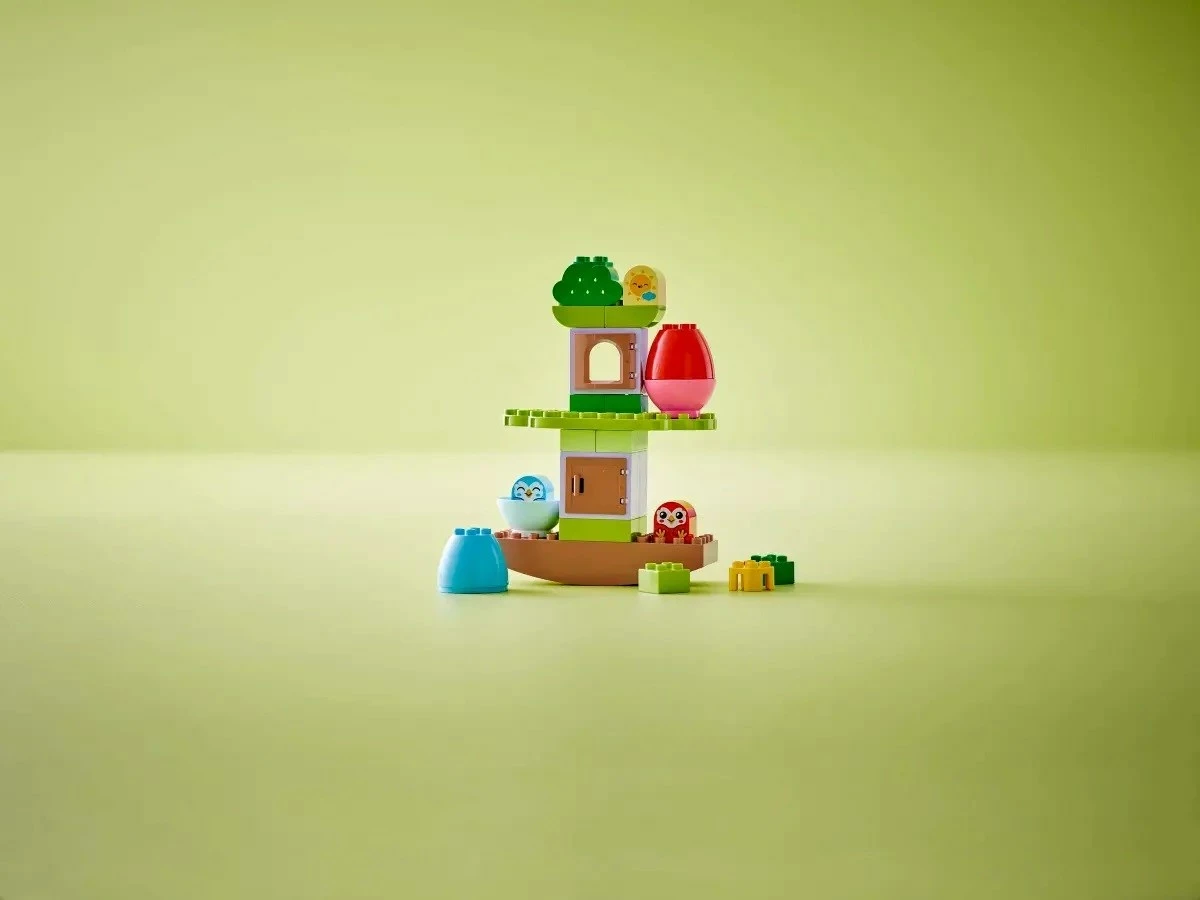 Set za ravnotežje in zlaganje drevo LEGO DUPLO 10440, za otroke 1,5+ let