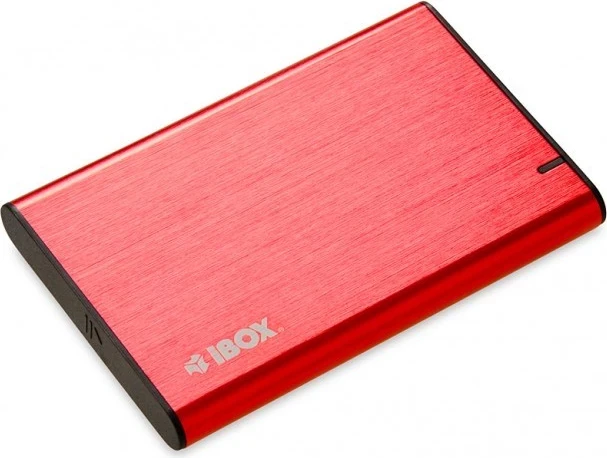Ohišje za HDD/SSD iBox 2,5", rdeče
