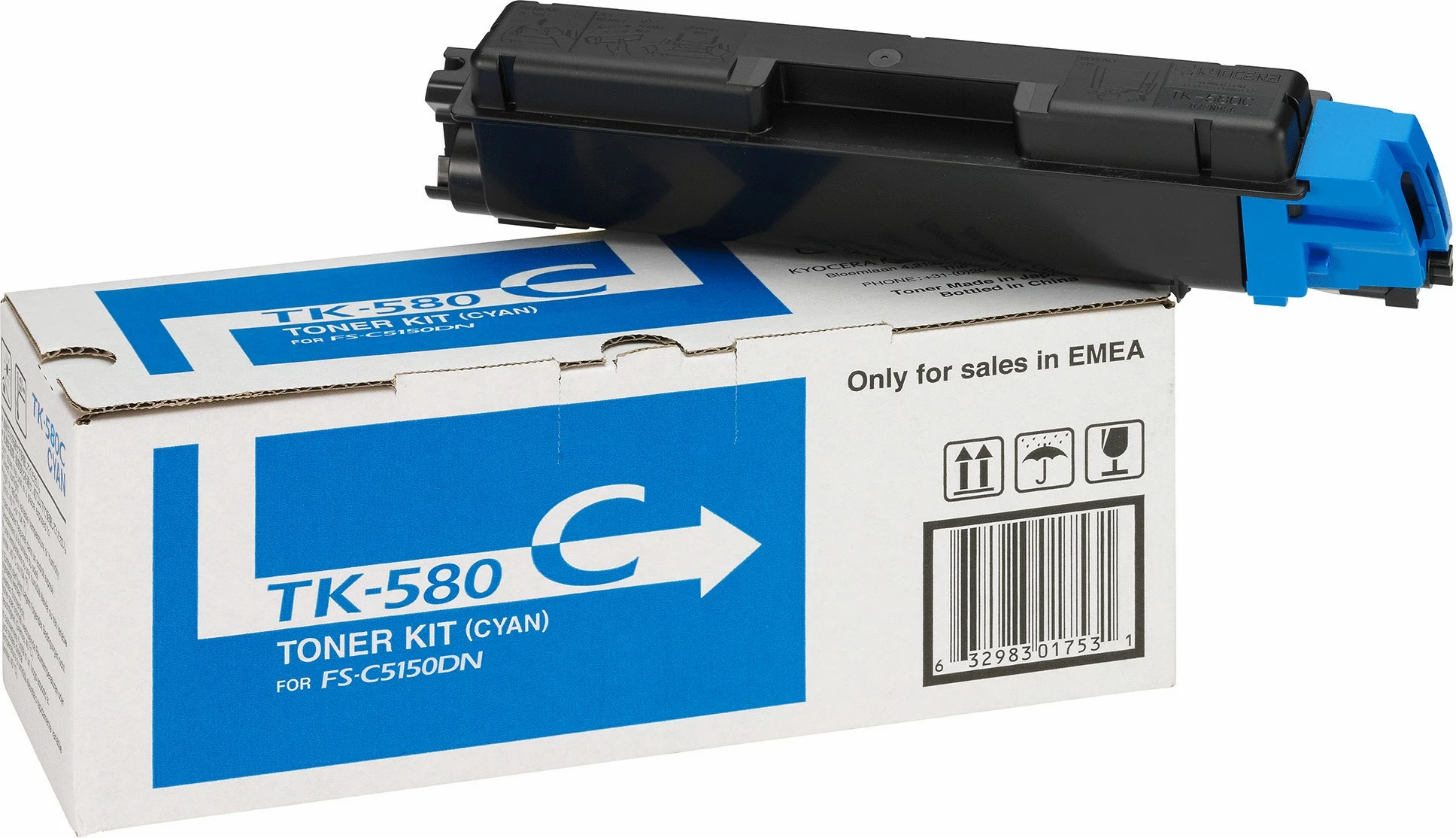 Toner cyan Kyocera TK-580C, za FS-C5150DN, original
