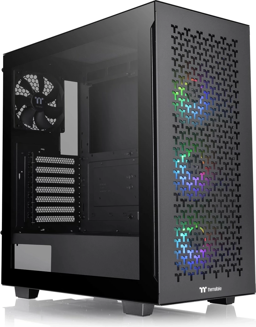 Srednje velika ohišje Thermaltake V350 TG ARGB Air, Midi Tower, PC, črno