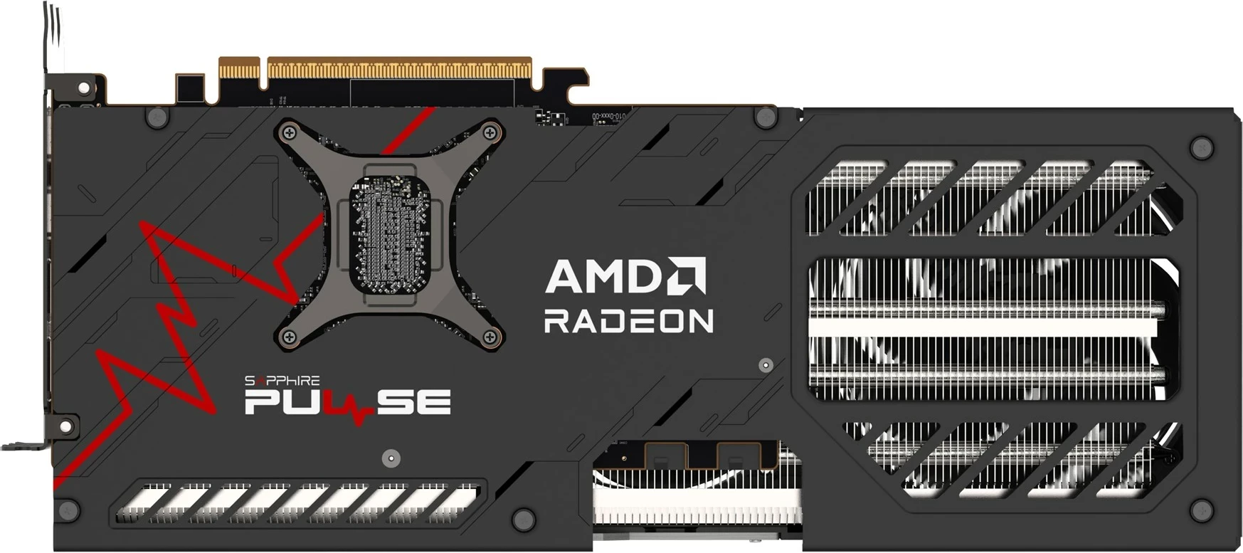 Grafična kartica PULSE Radeon RX 9070 XT 16 GB GDDR6, črna