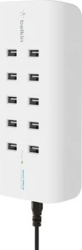 Univerzalni polnilec Belkin Rockstar, 10 x USB 2.0, bel