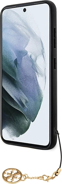 Ovitek Guess 4G Charms Collection za Samsung Galaxy A35, črn