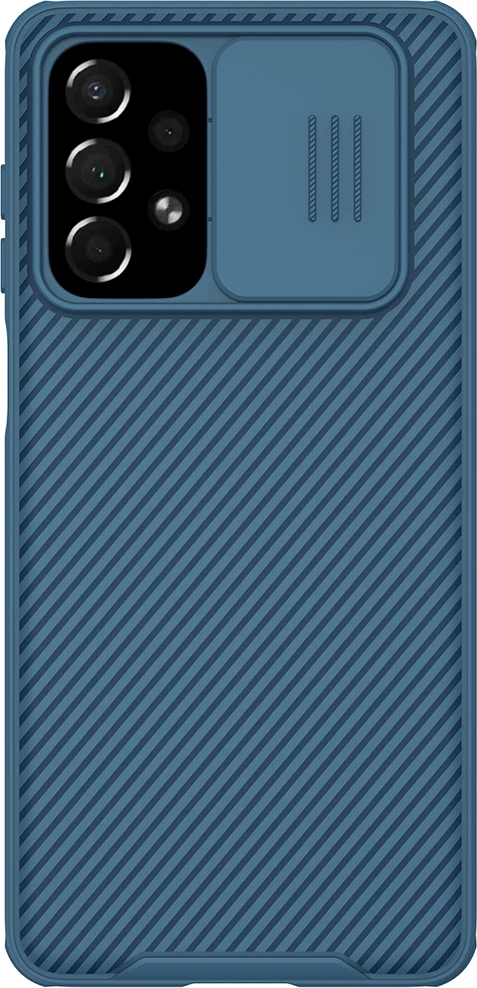 Zaščitni ovitek s pokrovom za kamero Nillkin CamShield Pro za Samsung Galaxy A73, moder