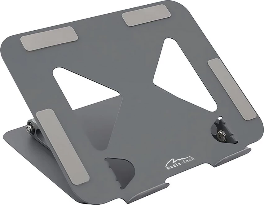 Stojalo za prenosnik Media-tech, srebrno
