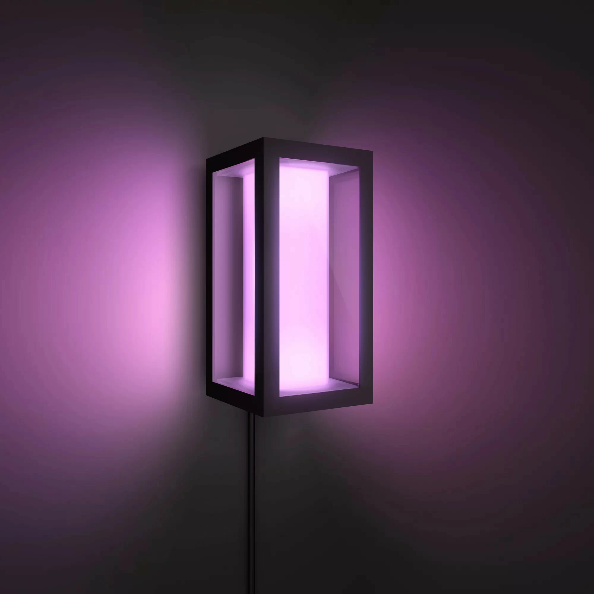 Zunanji LED svetilka Philips Hue Impress, črn, večbarvna