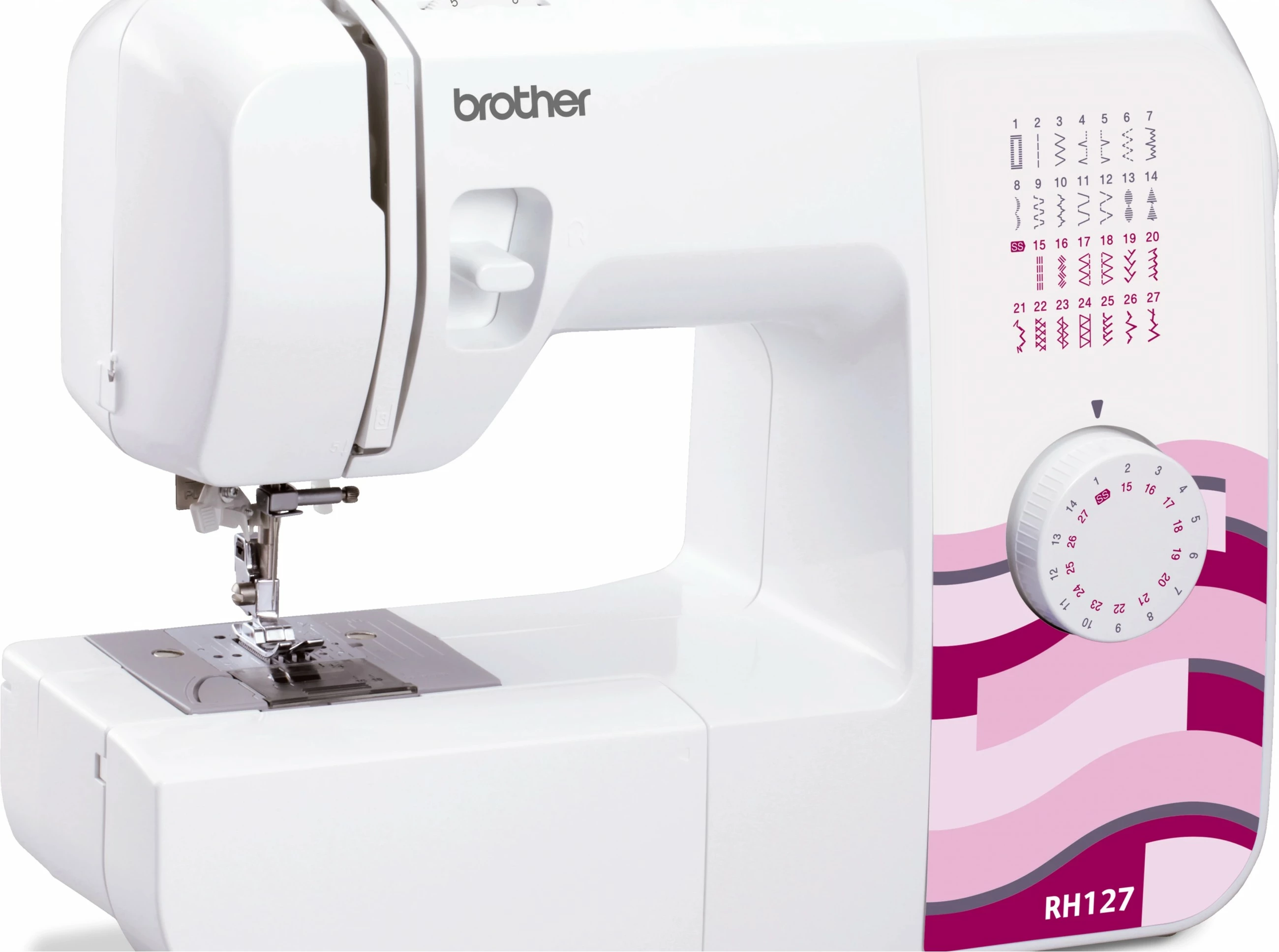 Mekančna šivalni stroj Brother RH127, bel