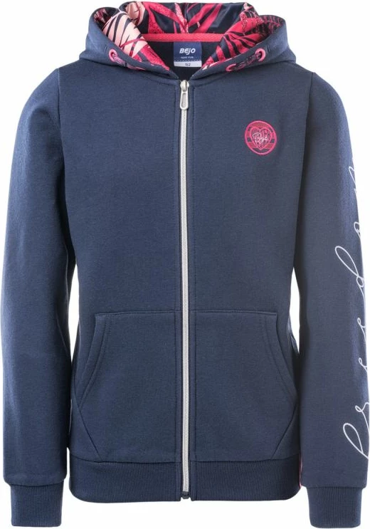 Duks s kapuco za dekleta Bejo, temno moder