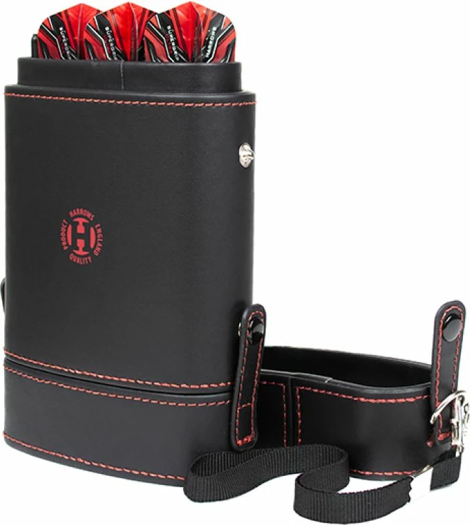 Kovček za pikado Harrows Prima, za moške in ženske, črno-rdeč