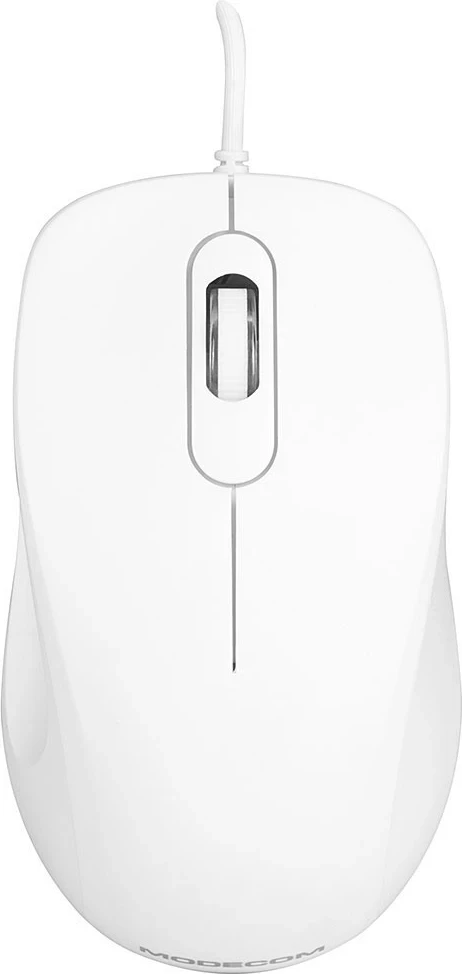 Optični žični miš Modecom MC-M10, bel