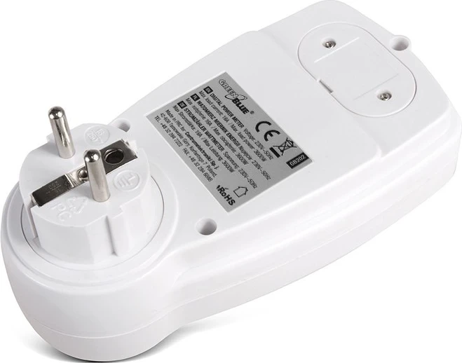 Merilnik porabe energije Greenblue GB202, 0 - 9999 W, bel