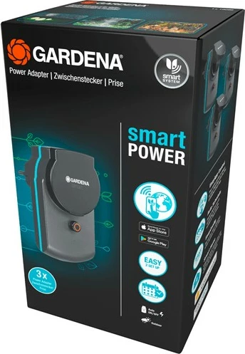 Pametni napajalni adapter za zunanjo uporabo GARDENA smart Power Adapter, 3 kosi, zeleno-siv