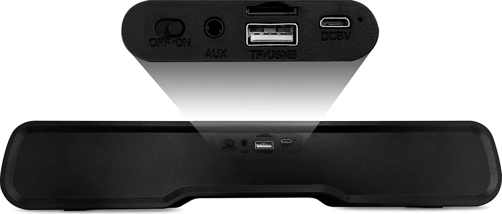 Bluetooth zvočni bar Media tech PHANTOM BT MT3180, črn