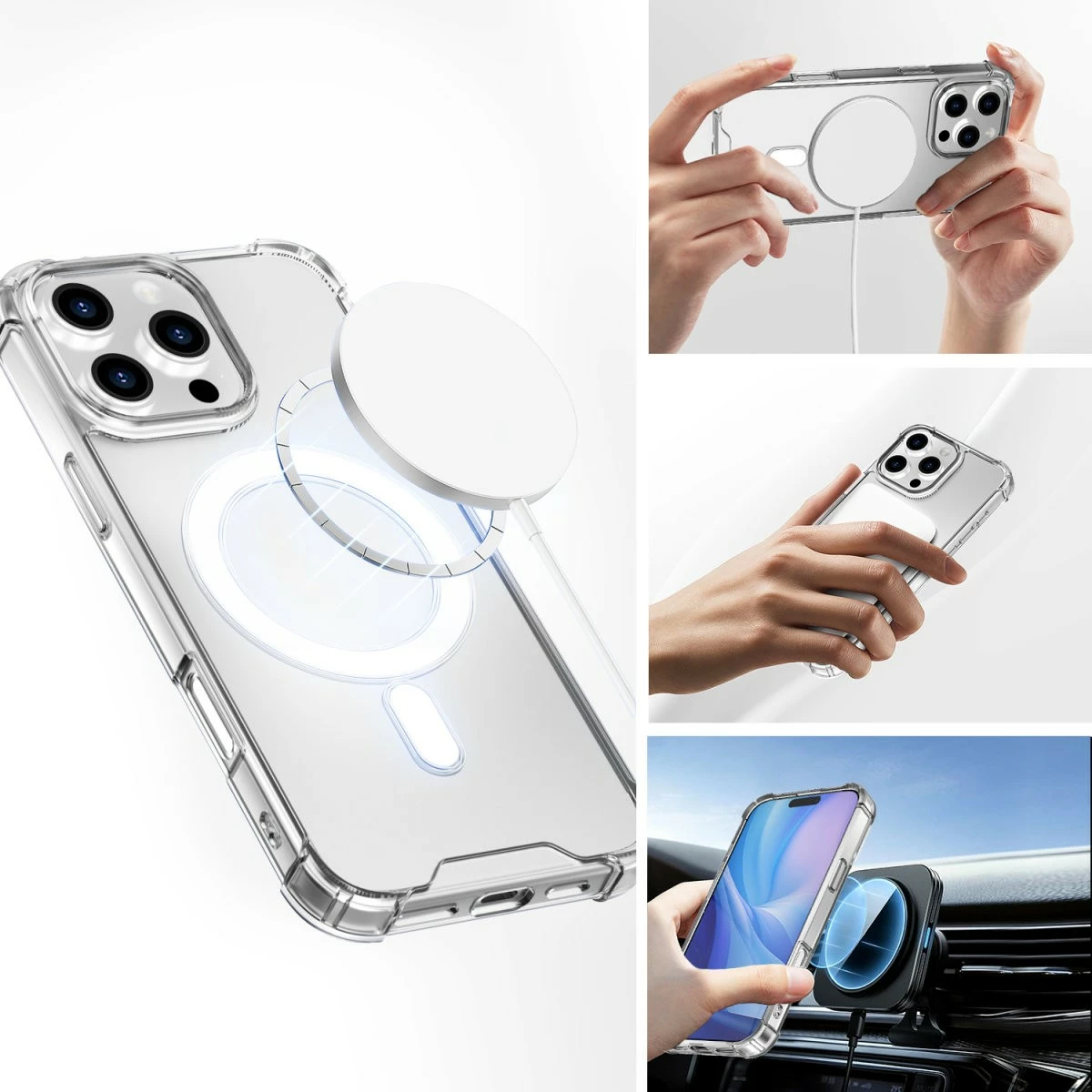 Prozoren zaščitni ovoj za Apple iPhone 16 Pro Max, 17.5 cm (6.9"), 4smarts 541184