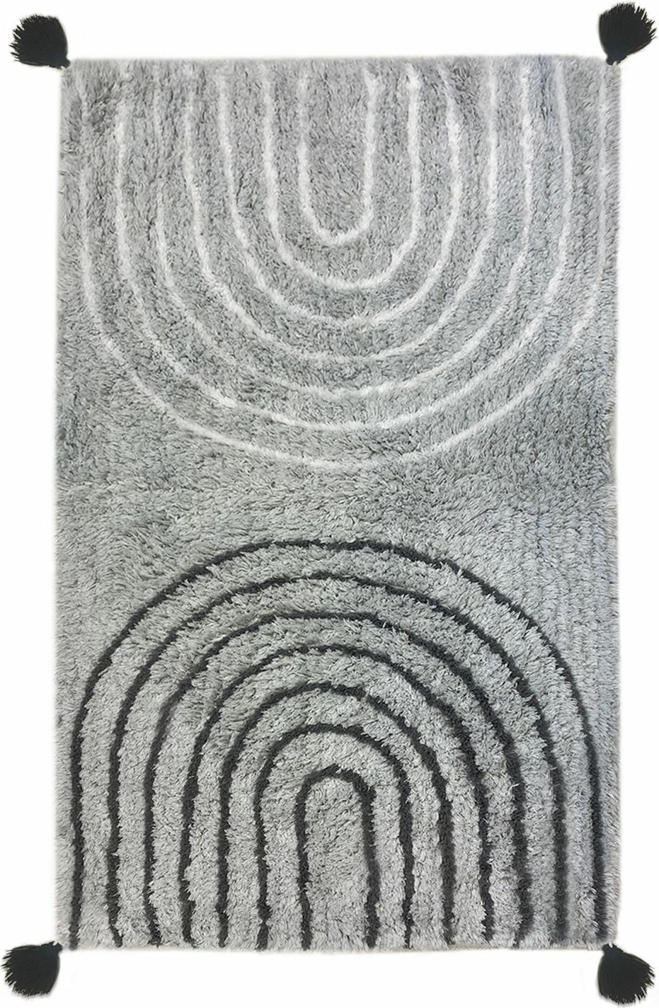 Preproga za kopalnico Clara Mijölnir, siva, 60 x 100 cm