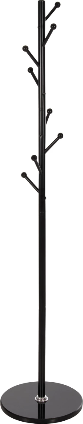 Talni obešalnik FH9576.01 kovinski 8 obešalnih mest-črn Φ37x175Hcm