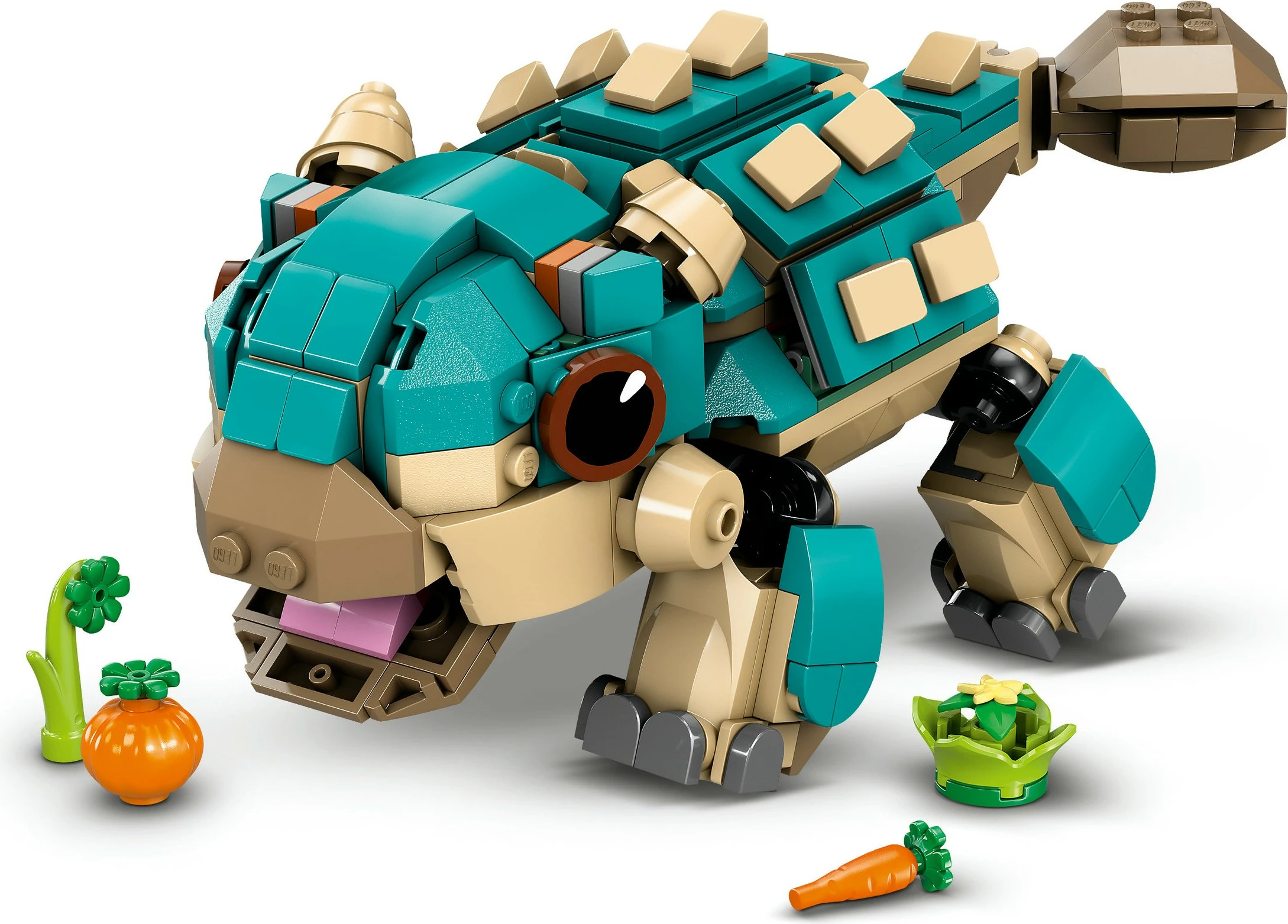Set gradnje: mladi Ankylosaurus Bumpy (LEGO Jurassic World 76962), večbarven