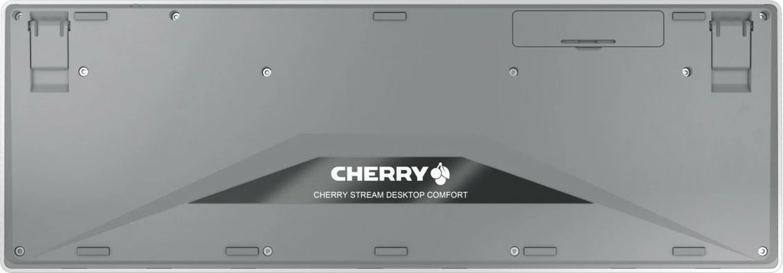 Brezžični komplet tipkovnice in miške Cherry Stream Desktop Comfort, QWERTZ, bel