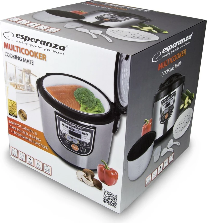 Multicooker, 5 L, črn Esperanza EKG011