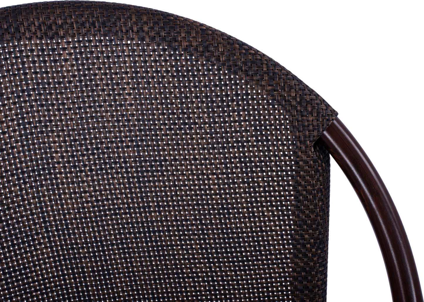 Kovinski stol videz bambusa rjave barve FH5718 54x62x89 cm