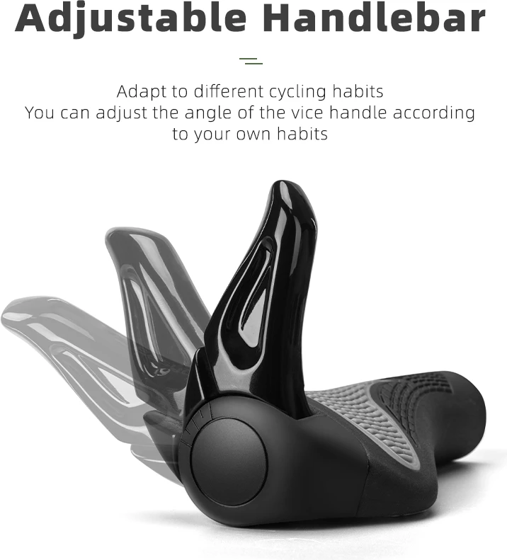 Ročke za kolo z rogovili Rockbros BT1007W, bele