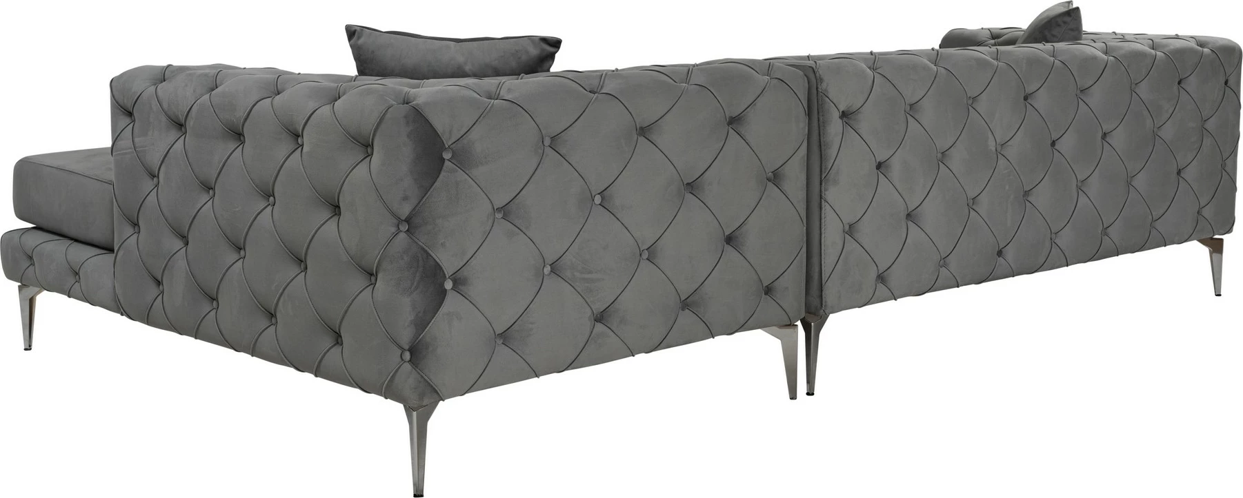 Kotna sedežna garnitura Como Eco, desni kot - Atelier del Sofa, antracit