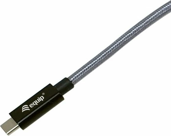 USB‑C kabel 1 m, 20Gbps, 240W, 4K/60Hz, črn Equip 128421