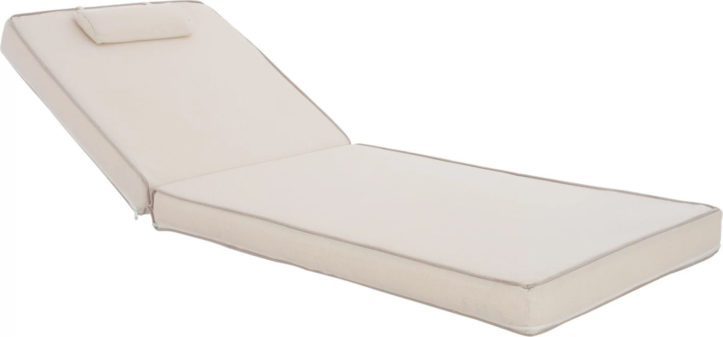 Blazina za ležalnik Textline Sifnos bež FH11237.60T 198(119+1+78)x70x10 cm