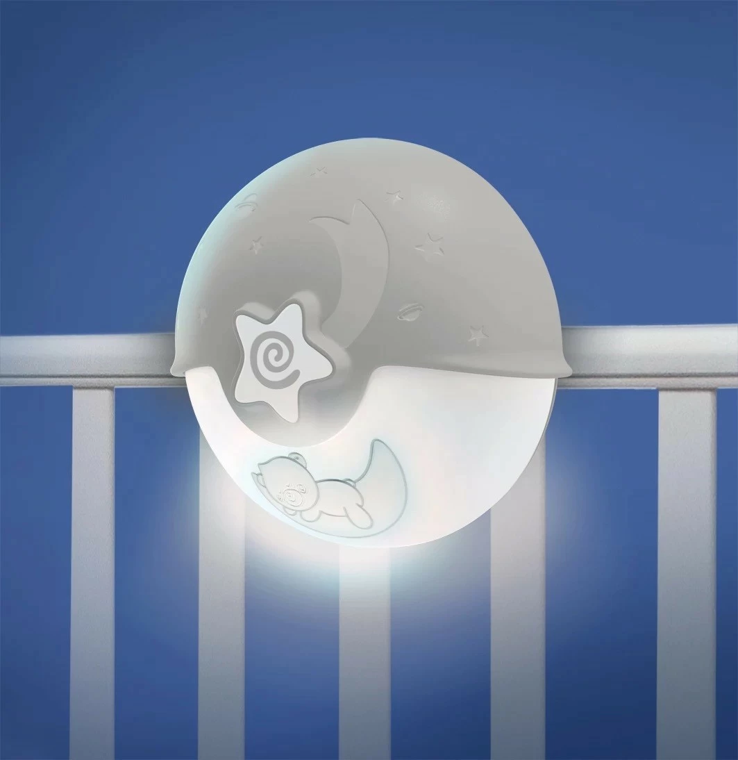 Projektor in nočna lučka 2-v-1 Infantino B-kids 4909N, bež/bela